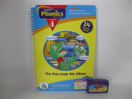 Phonics Program Lesson 4 - Short Vowel (w/ Book) - LeapPad Game